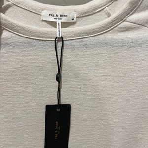 rag & bone Camden long sleeve tee (white multi)